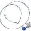 Gemshine - Damen - Halskette - Anhänger - 925 Silber - BEE - Biene - Saphir - Blau - 45 cm – Bild 4