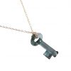 Gemshine - Damen - Halskette - Anhänger - SCHLÜSSEL - *Indian Sapphire* - Blau - 925 Silber - MADE WITH SWAROVSKI ELEMENTS® - 45 cm – Bild 5