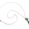 Gemshine - Damen - Halskette - Anhänger - SCHLÜSSEL - *Indian Sapphire* - Blau - 925 Silber - MADE WITH SWAROVSKI ELEMENTS® - 45 cm – Bild 4