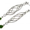 Gemshine - Damen - Ohrringe - Turmalin Quarz - 925 Silber - Grün - INFINITY - 7,5 cm – Bild 4