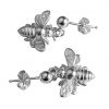 Gemshine - Damen - Ohrringe - 925 Silber - BEE - Biene - 1,5 cm – Bild 4