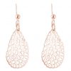 GEMSHINE Maritim Nautics Ohrringe mit Meer Anemone Ohrhänger in 925 Silber, hochwertig vergoldet oder rose im Navy Ozean Stil - Made in Madrid, Spain, Metall Farbe:Silber rose vergoldet