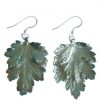 Gemshine - Damen - Ohrringe - 925 Silber - Blatt - Chrysanthem - Natur - 3,5 cm – Bild 5
