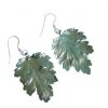 Gemshine - Damen - Ohrringe - 925 Silber - Blatt - Chrysanthem - Natur - 3,5 cm – Bild 4