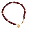 Gemshine - Damen - Armband - Vergoldet - Granat - Facettiert - Rot - Dunkelrot – Bild 4