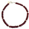 Gemshine - Damen - Armband  - 925 Silber - Granat - Facettiert - Rot - Dunkelrot – Bild 3