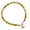 Gemshine - Damen - Armband  - Vergoldet - Jade - Grün