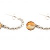 Gemshine - Damen - Ohrringe - 925 Silber - Loop - Gold Orange - 3 cm – Bild 3