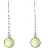 Gemshine - Damen - Ohrringe - Ohrhänger - 925 Silber - Chalcedon - Meeresgrün - 3,1 cm – Bild 4