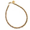 Gemshine - Damen - Armband Set - Golden Leaves - Jade - Aventurin - Grün - Orange - Vergoldet – Bild 5