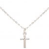 Gemshine  - Unisex - Anhänger - 925 Sterling Silber - Kreuz - 45 cm – Bild 3