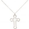 Gemshine  - Unisex - Anhänger - 925 Sterling Silber - Kreuz - 45 cm
