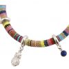 Gemshine - Damen - Armband - 925 Silber - AZTEC - Uhu -  Eule - Rubin - Rot - Saphir - Blau – Bild 4