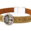 Gemshine - Damen - Armband - Lebensbaum - Natur - WISHES - Braun - Sand - Magnetverschluss