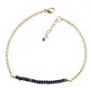 Gemshine - Damen - Armband - Vergoldet - Saphir - Blau - CONFETTI – Bild 4