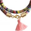 Gemshine - Damen - Armband - Wickelarmband - 925 Silber Vergoldet - Libelle - AZTEC - Amethyst - Rose - Violett – Bild 4