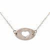 Gemshine - Damen - Halskette - Anhänger - WISHES - Herz - Silber - 47 cm