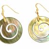 Gemshine - Damen - Ohrringe - Vergoldet - Perlmutt - Gold - 4 cm – Bild 3