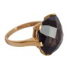 Gemshine - Damen - Ring - 9k (375) Gold - Rauchquarz - Braun - 15mm, Ringgröße:57 (18.1) – Bild 3
