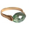 Gemshine - Damen - Ring - Spannring - Vergoldet - Amethyst - Grün, Ringgröße:56 (17.8) – Bild 5