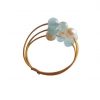 Gemshine - Damen - Ring - Vergoldet - Aquamarin - Perlen - Blau - Weiß, Ringgröße:58 (18.5) – Bild 4