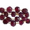 Gemshine - Damen - Ring - Vergoldet - Granat - Dunkelrot, Ringgröße:55 (17.5) – Bild 3