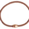 Gemshine - Damen - Armband - 925 Silber - Rose Vergoldet