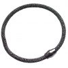 Gemshine - Damen - Armband - 925 Silber - Ruthenium - Schwarz