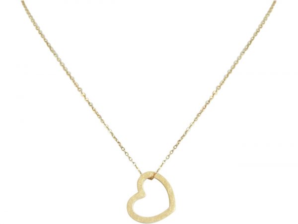 Gemshine  - Damen - Herz - Halskette - Anhänger - 925 Silber - Vergoldet - 2,5 cm – Bild 3