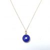 Gemshine - Damen - Halskette - 925 Silber - Vergoldet - Onyx - Blau - CANDY - 45 cm – Bild 3