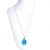Gemshine - Damen - Halskette - 925 Silber - Vergoldet - Quarz - Topas - Blau - CANDY - Tropfen - 60 cm – Bild 5