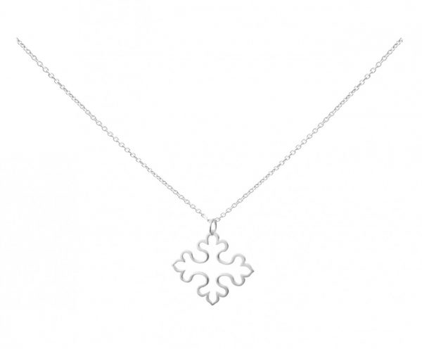 Gemshine - Damen - Halskette - Anhänger - Kreuz - 925 Silber - 3 cm
