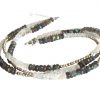 Gemshine - Damen - Halskette - Mondstein - Labradorit - Weiß - Grau - Facettiert - 925 Silber - 45 cm – Bild 5
