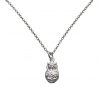 Gemshine - Damen - Halskette - Anhänger - 925 Silber - UHU - 2 cm