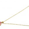 Gemshine - Damen - Halskette – Anhänger - 925 Silber Vergoldet - Rosenquarz - Rosa - 42 cm – Bild 3