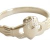 Gemshine  - Damen - Ring - 925 Silber - Claddagh, Ringgröße:55 (17.5) – Bild 4