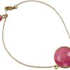 Gemshine - Damen - Armband - Vergoldet - Rubin - Rot - Facettiert - 19 cm – Bild 3