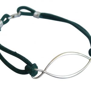 Gemshine - Damen - Armband - KNOTS INFINITY - 925 Silber - Grün - Größenverstellbar