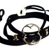 Gemshine - Damen - Armband - Wickelarmband - KNOTS Clover - Vergoldet - Schwarz - Größenverstellbar – Bild 3