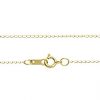 GEMSHINE 14k 585 Gold Halskette. 0,9 mm Ankerkette im klassischen Design mit Längen von 40 bis 76 cm