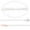 GEMSHINE 14k 585 Gold Halskette. 0,5 mm Ankerkette im klassischen Design mit Längen von 40 bis 46 cm – Bild 3