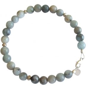 Gemshine - Damen - Armband - Aquamarin - Blau - 925 Silber - 6 mm