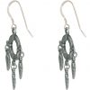 Gemshine - Ohrringe - Traumfänger - Versilbert - Boho - Feder - 4 cm – Bild 4