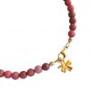 Gemshine - Damen - Armband - Edelstein - Rosa - Vergoldet - 4 mm – Bild 4