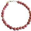 Gemshine - Damen - Armband - Edelstein - Rosa - 925 Silber - 6 mm