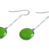 Gemshine - Damen - Ohrringe - Ohrhänger - 925 Silber - Chalcedon - Meeresgrün - 4,5 cm – Bild 4