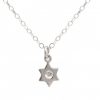 Gemshine  - Damen - Halskette - Anhänger - STERN - Diamant - Brillant - 925 Silber - 1 cm – Bild 4