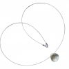 GEMSHINE Damenhalskette mit hellblauem Aquamarinquarz. 45 cm Kette aus 925 Silber mit Tropfen Edelstein Anhänger. Made in München / Germany - Im eleganten Schmucketui mit Geschenkverpackung geliefert.