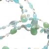 Gemshine - Damen - Halskette  - Lariat - Aquamarin - Perlen - Blau - Weiß - 120 cm – Bild 4