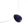 Gemshine - Damen - Halskette  - Anhänger - 925 Silber - Lapis Lazuli - Tropfen - Blau - 45 cm – Bild 4